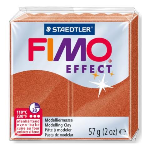 Fimo Effect Soft - Pasta Modellabile Sintetica 57gr - Colore Rame Metallizzato 27 - Foto 1