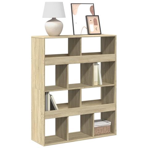 Libreria Rovere Sonoma 100x33x125,5 Cm In Legno Multistrato - Foto 1