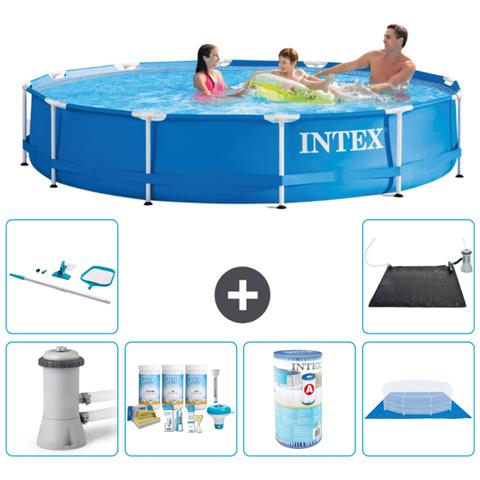 Piscina Fuori Terra - In Giro - 366x76 Cm - Blu - Include Accessori Coordinati A1762 - Foto 1