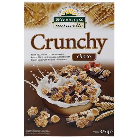Crunchy Choco Con Cioccolato E Nocciole Confezione 375 Grammi - Foto 1