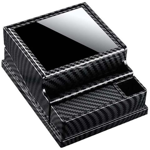 Portasigarette Ad Espulsione Automatica - Grande Capacità 40 Sigarette, Portatile Per Auto E Casa Black+grey - Foto 1