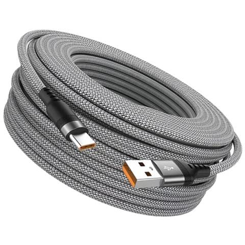 Cavo Di Ricarica Usb Type-c A 2 Confezioni - Intrecciato In Nylon, Ricarica Rapida, Compatibile Con Computer 3 M - Foto 2