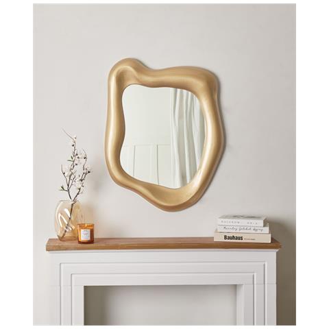 Specchio Santec 59 Cm 77 Cm Oro - Foto 1