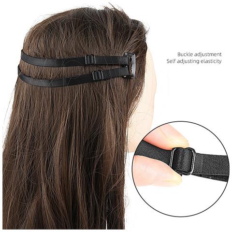 Fascia Invisibile Per Lifting Viso - Cinturino Elastico Regolabile Per Snellimento Viso A V (confezione Da 2) - Foto 2