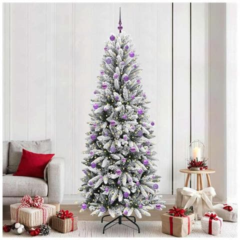 Albero di Natale artificiale con 300 LED Bianco 240 cm - Foto 2