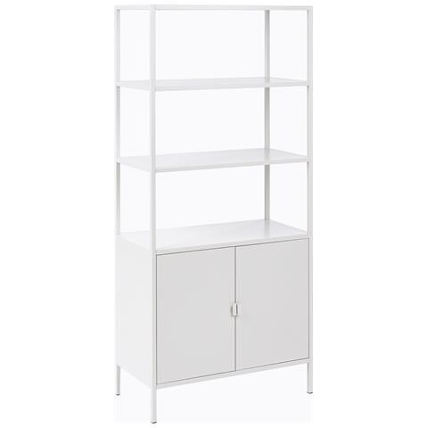 Armadietto Da Ufficio Kauri Metallo Grigio Chiaro - Foto 2