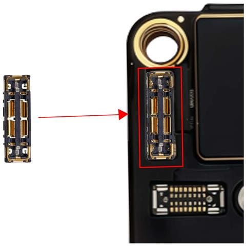 Connettore Fpc Batteria Per Iphone 16 Pro / 16 Pro Max 4 Pin - Foto 4