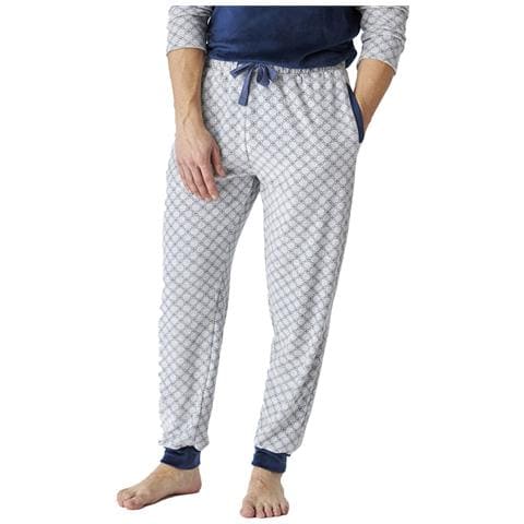 Pigiama Invernale Da Uomo In Velluto A Maniche Lunghe Jjbep5301 - Foto 2