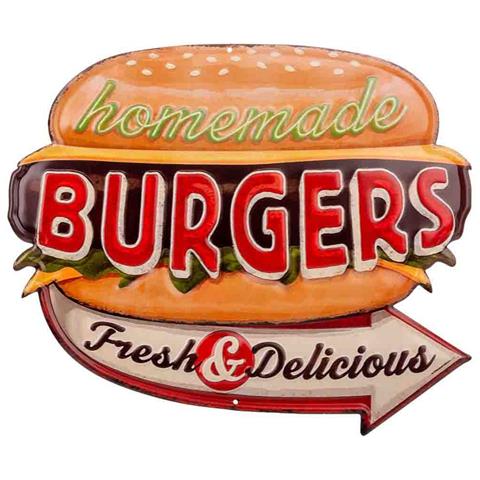 Piastra Da Parete In Metallo Marrone 40x33x1h - Foto 1