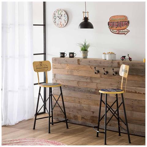 Piastra Da Parete In Metallo Marrone 40x33x1h - Foto 2