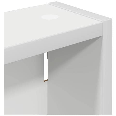 Armadio da bagno a muro con lo scaffale Bianco 20 x 10 x 50 cm - Foto 9