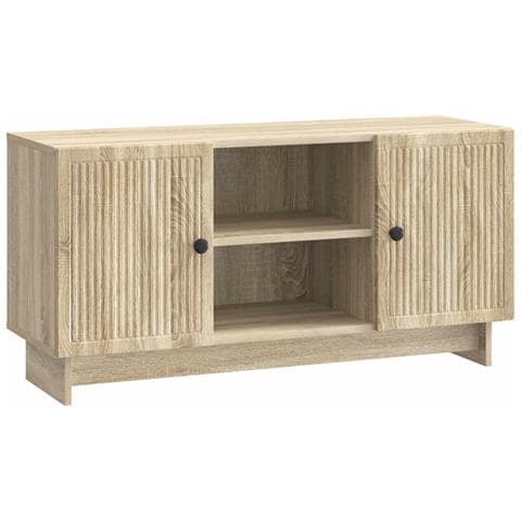 Mobile TV 102 x 34,5 x 50 cm Rovere Sonoma Legno ingegnerizzato - Foto 1