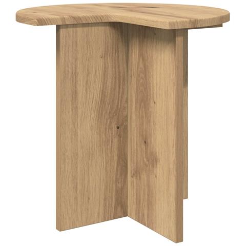 Tavolo laterale Rovere Artigianale Ø 39 x 38 cm - Foto 1