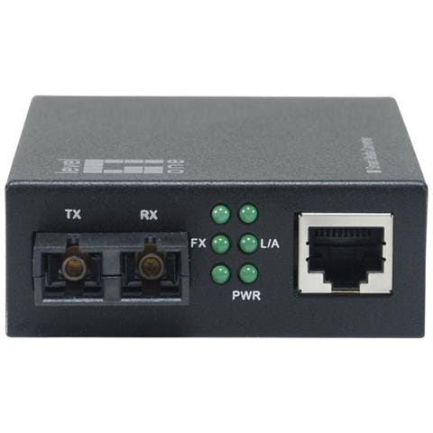 GVM-2001 convertitore multimediale di rete 1000 Mbit /s 850 nm Modalità multipla Nero - Foto 1