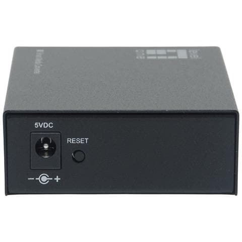 GVM-2001 convertitore multimediale di rete 1000 Mbit /s 850 nm Modalità multipla Nero - Foto 2