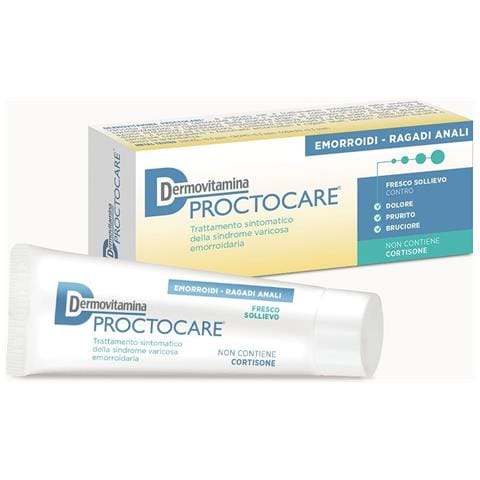 Dermovitamina Proctocare Crema Emorroidi Ragadi Anali 30 ml con Cannula - Foto 1