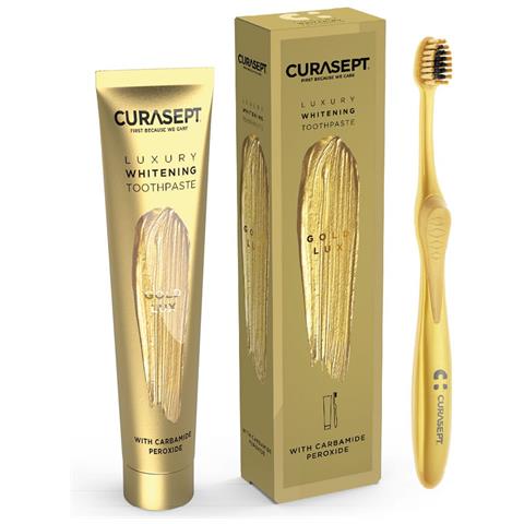 Gold Luxury Whitening Dentifricio 75 ml + Spazzolino - Foto 1