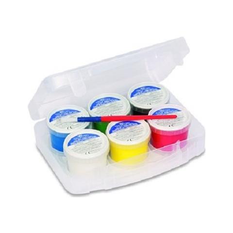 valigetta 6 colori a dita 100gr c / pennello cmp - Foto 2