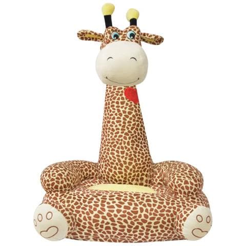 Poltrona in Peluche per Bambini Girafa Marrone - Foto 3