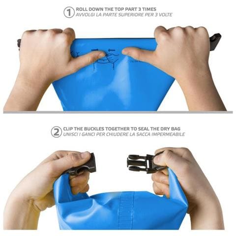 Borsa Impermeabile Explorer 2L con Tasca per Smartphone fino a 6.2'' Colore Blu - Foto 5