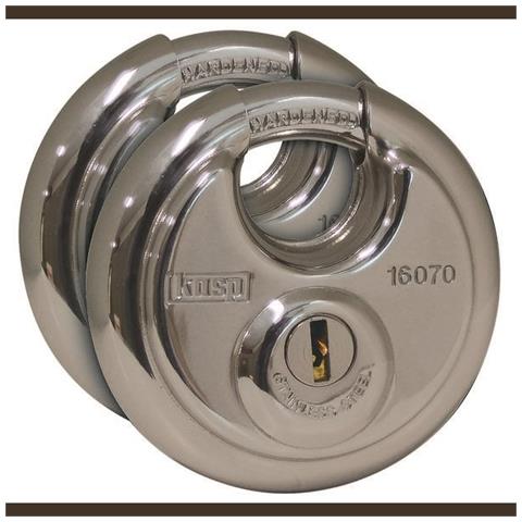 Lucchetto Argento Serratura A Chiave - Foto 1