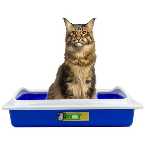 Welkhome Lettiera Con Bordo Rialzato Smontabile Per Gatti Gatto 35 X 45 X 10 Cm - Foto 3