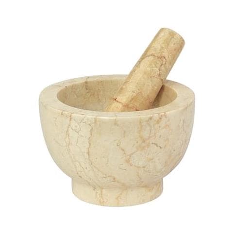 Mortaio Premium Marmo Beige Cm9x5 - Foto 1