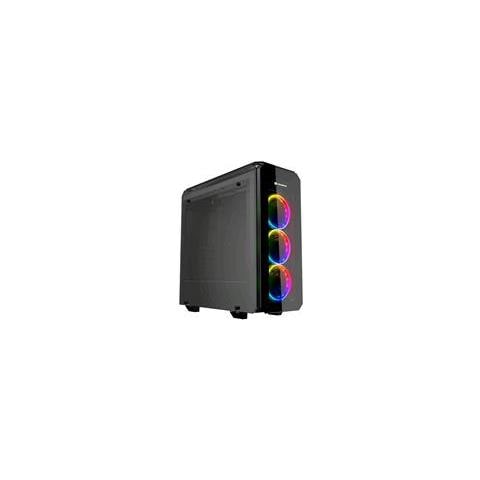 Puritas Rgb Case Middle Tower Vetro Temperato Minitx / matx / atx Nero - Foto 2