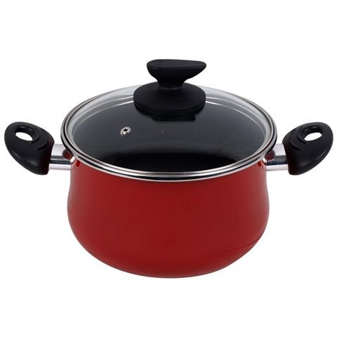 Megafesa Praga - Pentola Con Coperchio, Diametro 24 Cm, Color Granata - Foto 1