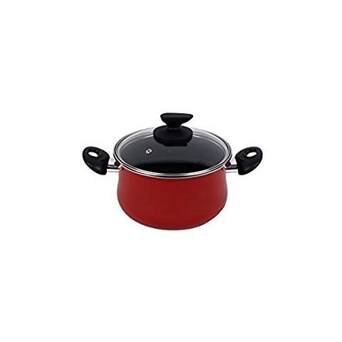 Megafesa Praga - Pentola Con Coperchio, Diametro 24 Cm, Color Granata - Foto 2