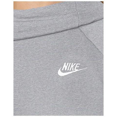 W Nsw Essntl Fnl Po Flc Maglia Manica Lungadonnagrigios - Foto 5