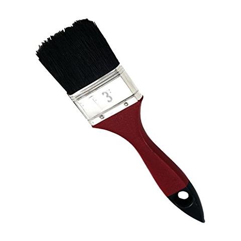 56530 Piatto Con Spazzola Setole Miste, Rosso / Nero, 7,6 Centimetri - Foto 1