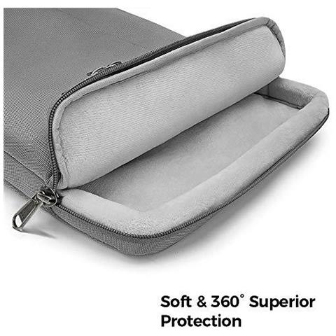 Per Notebook Compatibile Con 12.3 Surface Pro 13 Nuovo Macbook Air M1 A2337 A2179 2018-2020 13 Nuovo Macbook Pro M1 A2338 A2251 2016-2020 Dell Xps 13 Cartella Con Accessorio Del Sacchetto Grigio - Foto 2