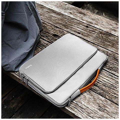 Per Notebook Compatibile Con 12.3 Surface Pro 13 Nuovo Macbook Air M1 A2337 A2179 2018-2020 13 Nuovo Macbook Pro M1 A2338 A2251 2016-2020 Dell Xps 13 Cartella Con Accessorio Del Sacchetto Grigio - Foto 4