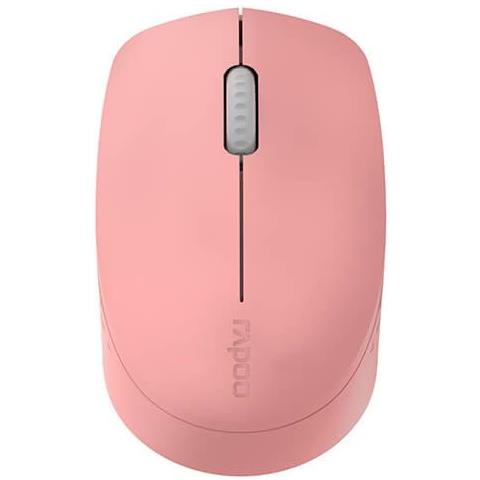 Mouse M100 Wireless Ottico Multimodale Rosa - Foto 1