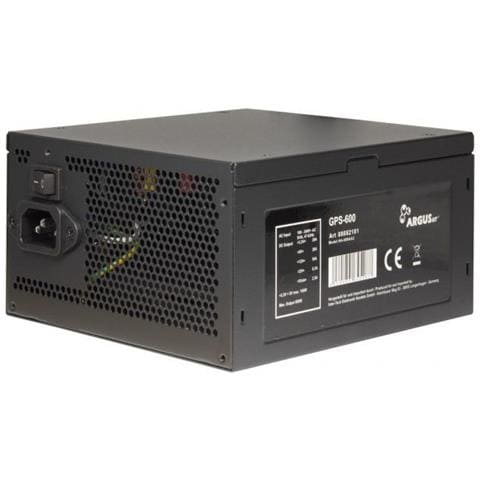 Argus Gps-600 Alimentatore Per Computer 600 W 20+4 Pin Atx Atx Nero - Foto 2