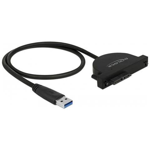 64048 cavo di interfaccia e adattatore USB 3.0 Type-A Slim SATA Nero - Foto 2