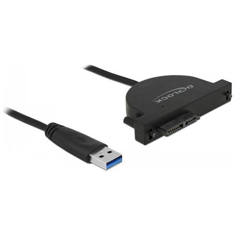 64048 cavo di interfaccia e adattatore USB 3.0 Type-A Slim SATA Nero - Foto 1