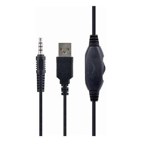 Microfono Gembird, Microfono Integrato, Nero, Cablato, Cuffia Da Gioco Con Effetto Luce Led, Ghs-06 - Foto 2