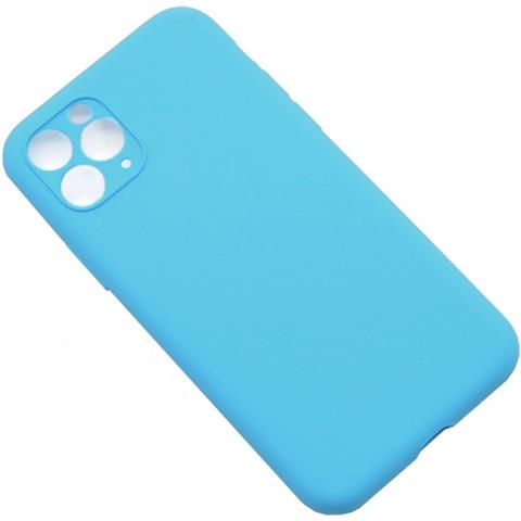 Custodia Tpu Silicone Lite Cover Soft-case Per Apple Iphone 11 Pro Light Blu - Foto 1