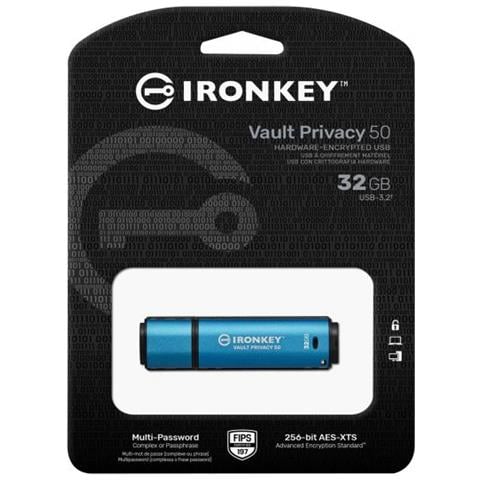 32GB IRONKEY VP5050 ENCRY. FIPS 197 - Foto 3