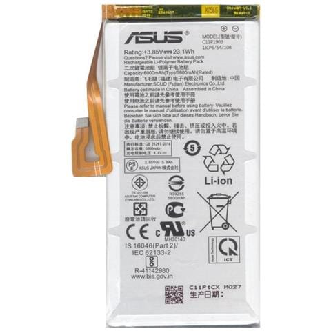 Batteria Litio Integrata Originale C11p1901 Bulk Per Rog Phone 3 Zs661ks - Foto 1