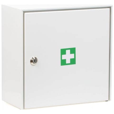 Cassetta Di Pronto Soccorso Da Parete Metallica, Vuota, 30x30x15 Cm - Foto 1