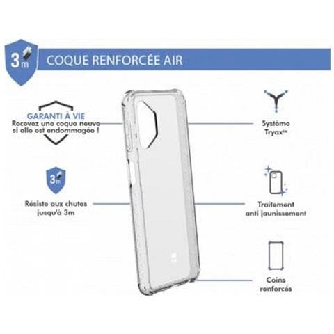 Cover Rinforzata Per Samsung Galaxy A32 5g Air, Trasparente - Foto 2