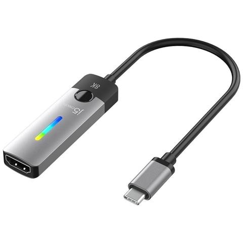 Jca157-n Adattatore Da Usb-cãƒâ€šã‚â® A Hdmiãƒâ¢ã‚„ã‚⢠2.1 8k (usb-c To Hdmi 2.1 8k Adapter -) - Foto 3
