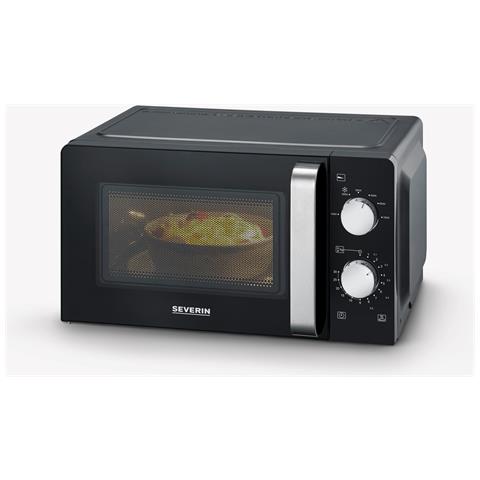 Forno a Microonde MW 7886 Superficie Piana Solo Microonde 17 L 700 W Nero - Foto 2