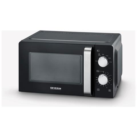 Forno a Microonde MW 7886 Superficie Piana Solo Microonde 17 L 700 W Nero - Foto 1