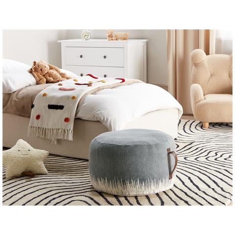 Pouf Kawai Cotone Grigio - Foto 1
