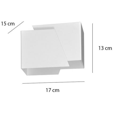 Lampada A Parete Frost - Bianco - Acciaio Verniciato A Polvere - 17x13x13 Cm - Foto 7