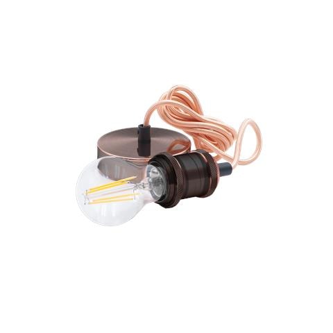 Sospensione Per Lampadine Portale Led Fusion - Brown - Foto 1